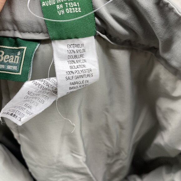 LL Bean Pants Kids 16 Gray Cold Buster Snow‎ Thinsulate Nylon Insulation Outdoor - Picture 11 of 16